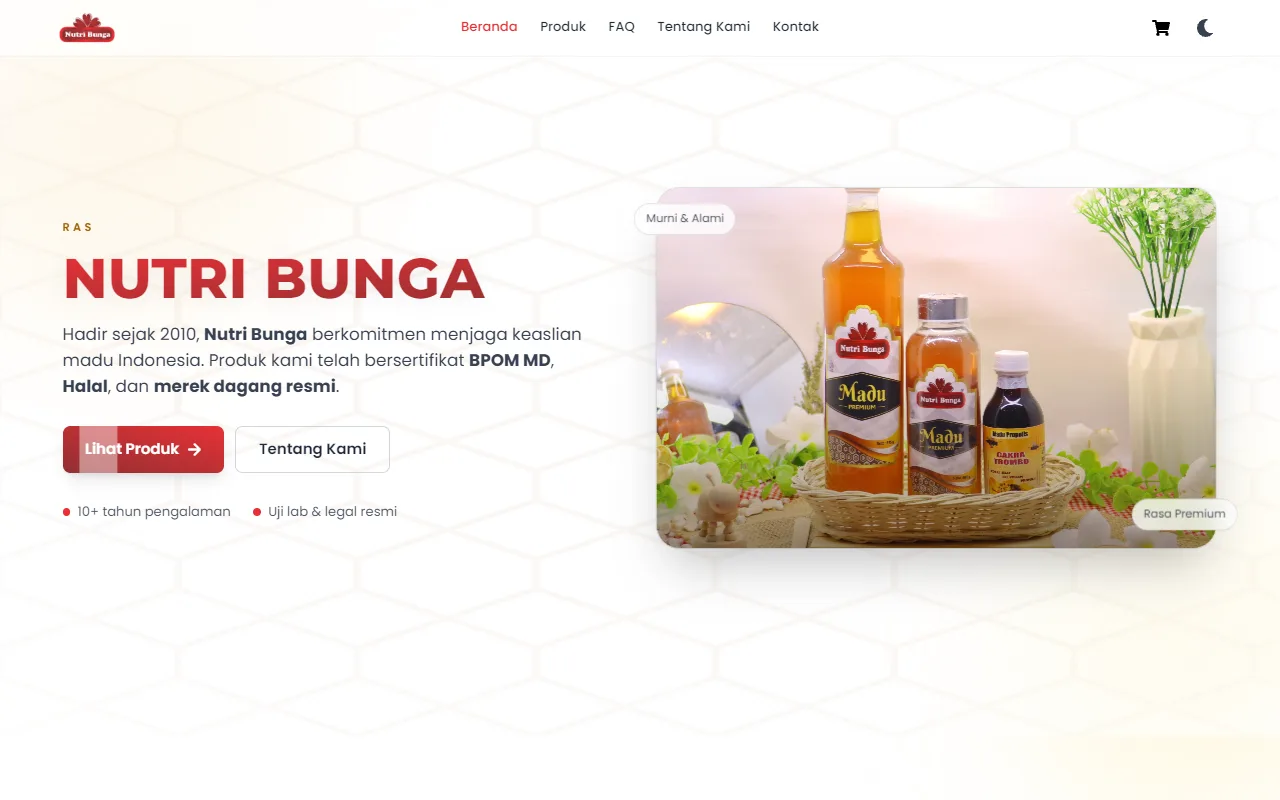 Screenshot Nutri Bunga